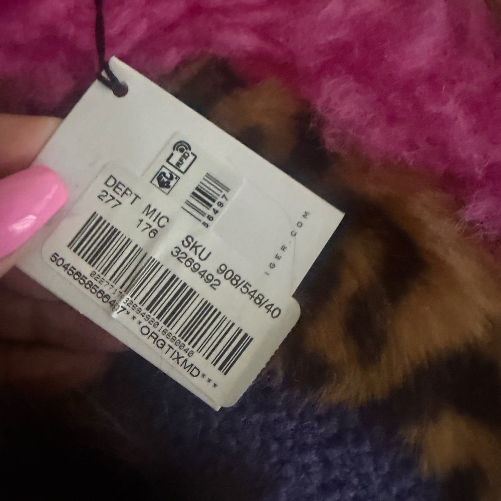 Kurt Geiger Multicolor Faux Fur Crossbody Bag - Picture 4 of 6